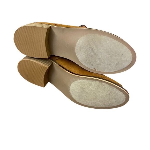 Hey Girl by Corkys Totes Chukka Boots Faux Suede Brown + Leopard Laces Size 9 - Picture 6 of 8